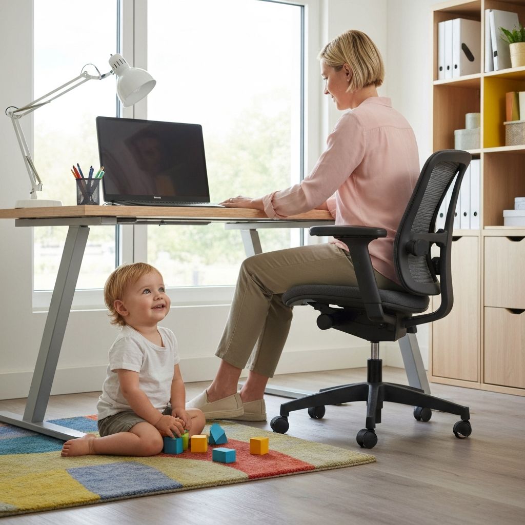 Home Office per Genitori 2025: Lavorare da Casa con Bambini - Guida completa