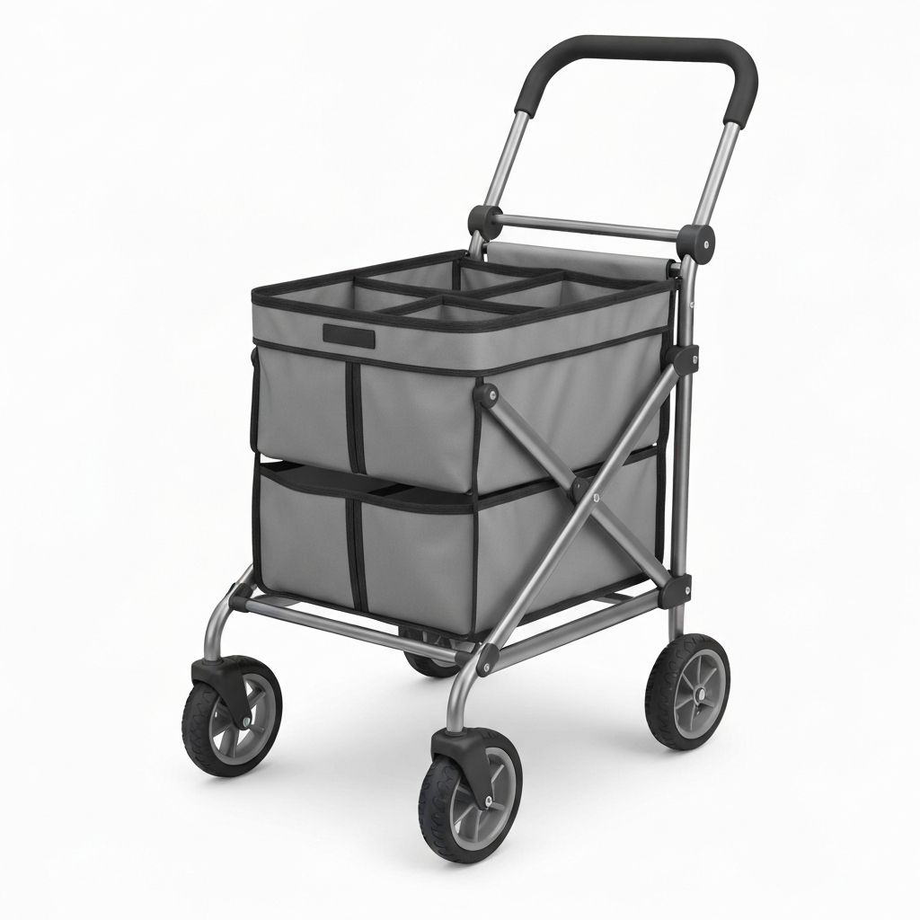 Carrello Spesa Pieghevole con Ruote - Casa & Organizzazione | Recensione e prezzo migliore